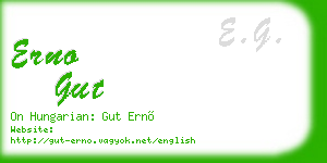 erno gut business card